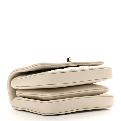 Chanel Lambskin Quilted Mini Citizen Chic Flap Ivory 4 of 9