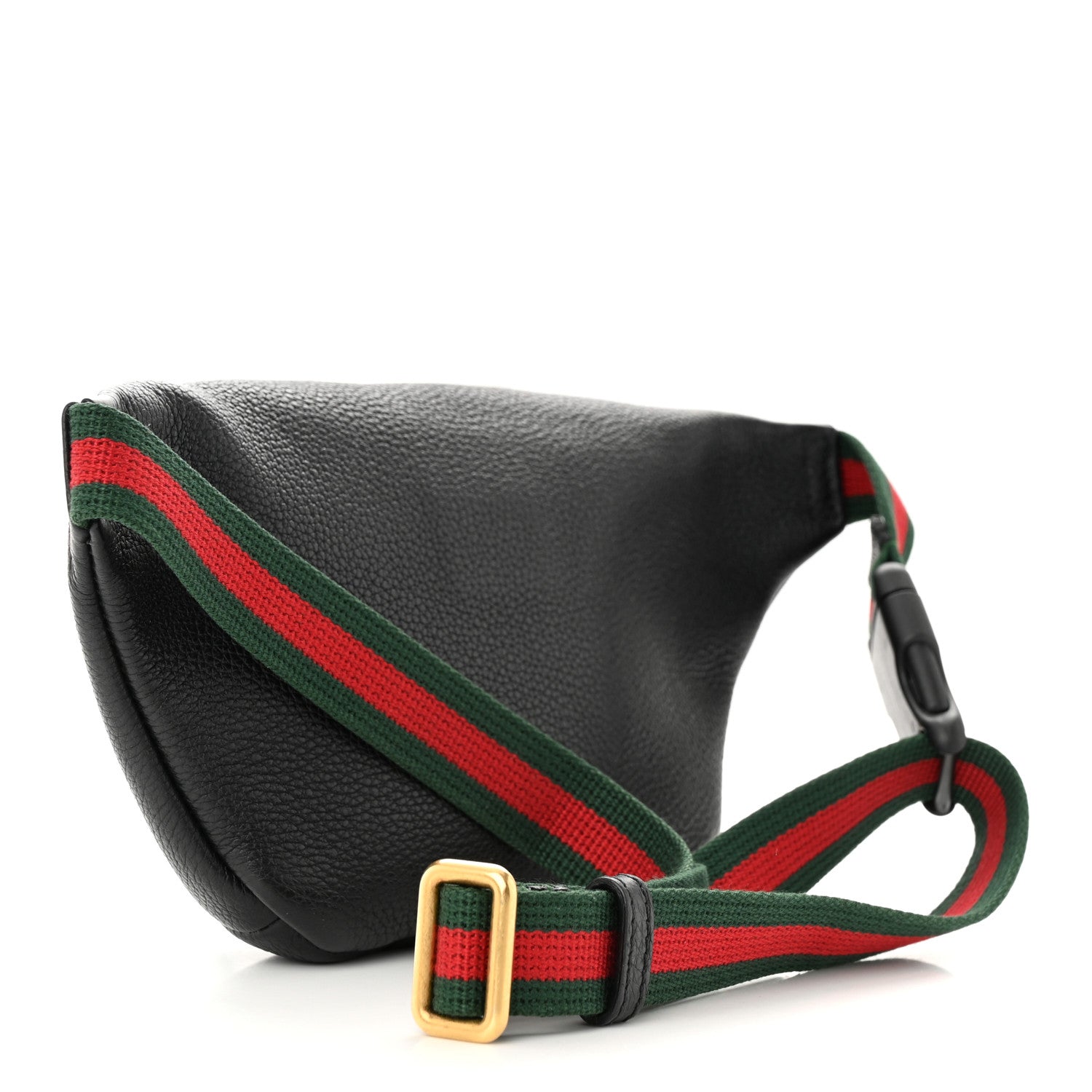 Gucci Grained Calfskin Small Logo Belt Bag Black 3 of 11
