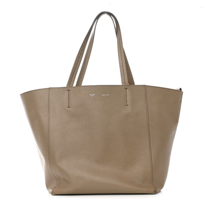 Celine Grained Calfskin Medium Horizontal Cabas Phantom Taupe 1 of 10