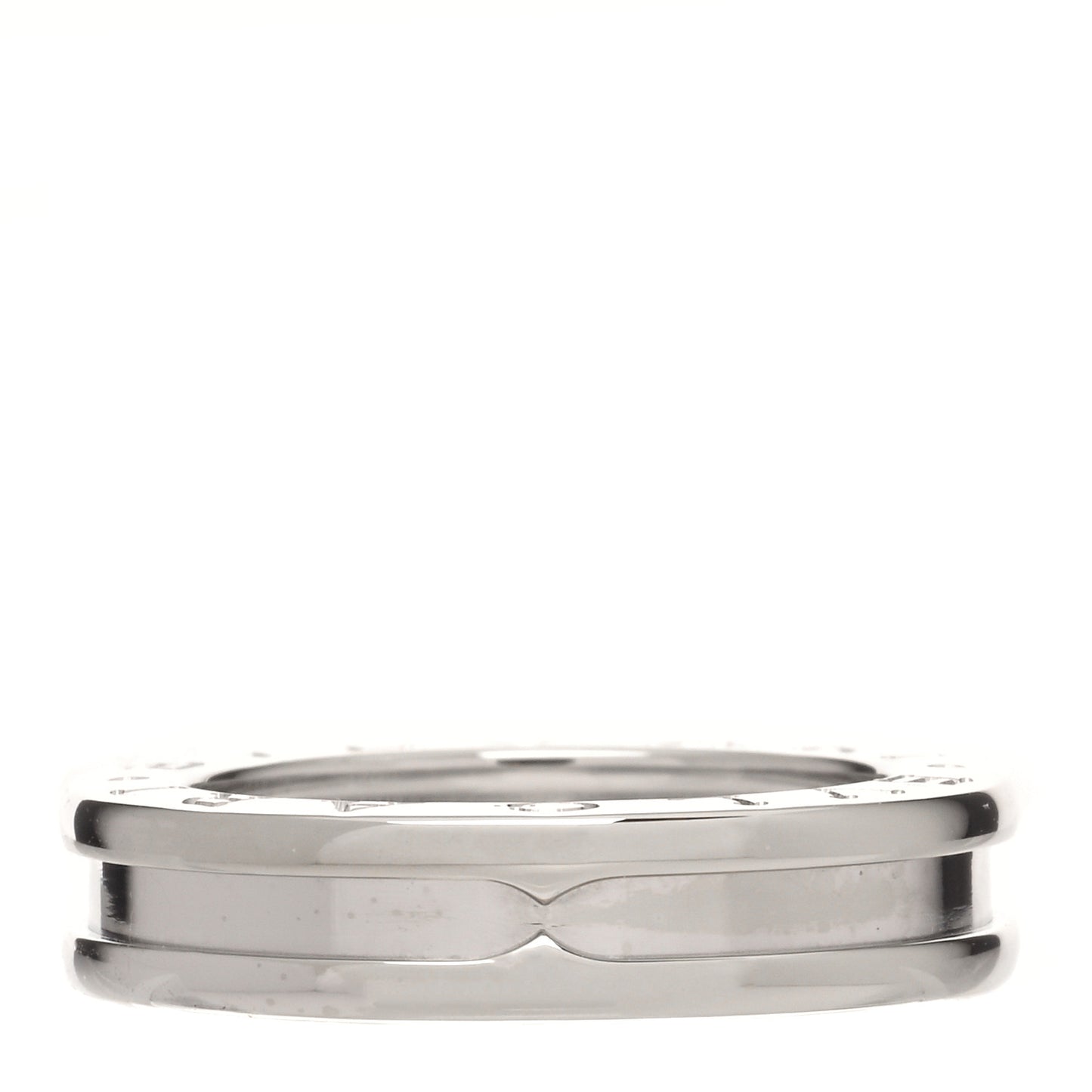 18K White Gold B.Zero1 One-Band Ring 48 4.5