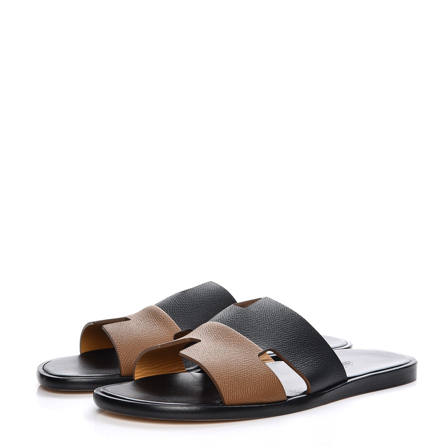 Epsom Bi Color Izmir Mens Sandals 43 Black