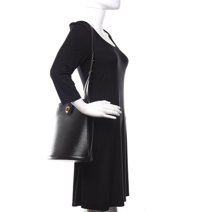 Louis Vuitton Epi Cluny Black 2 of 10