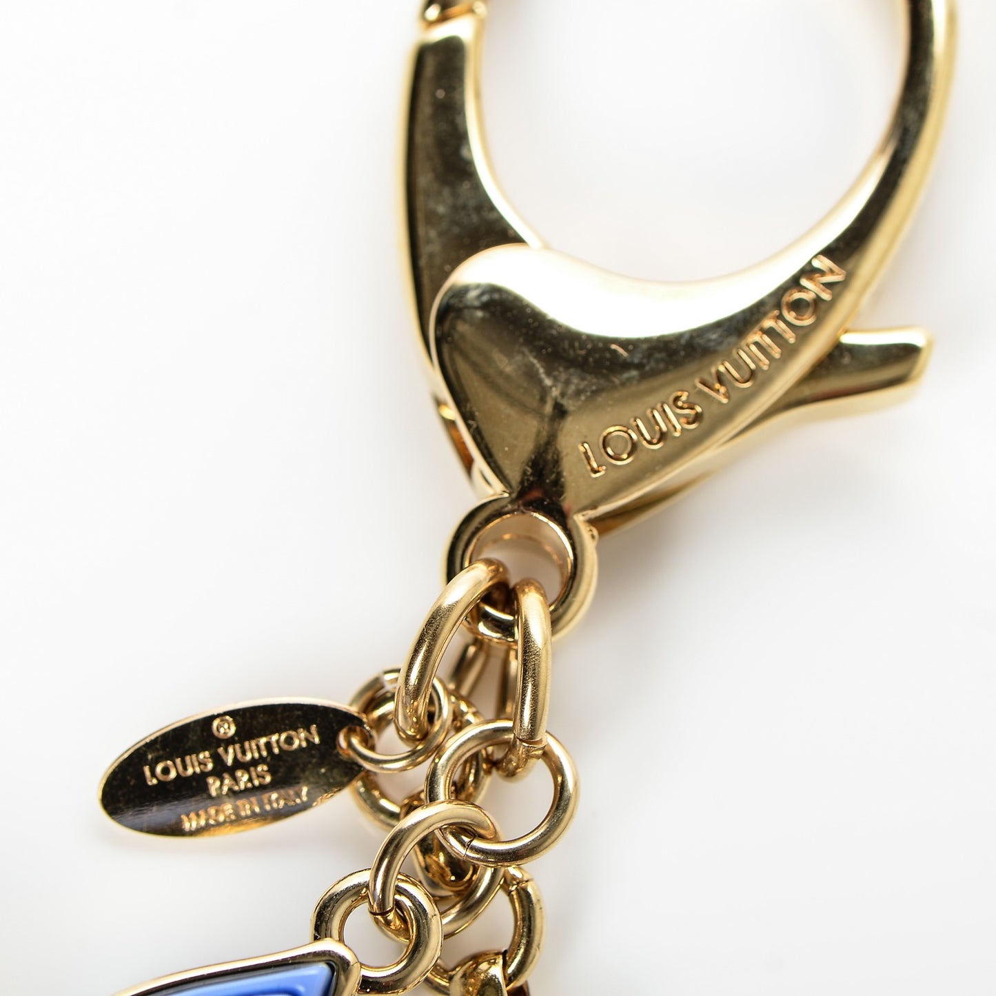 Resin Naif Bag Charm Blue
