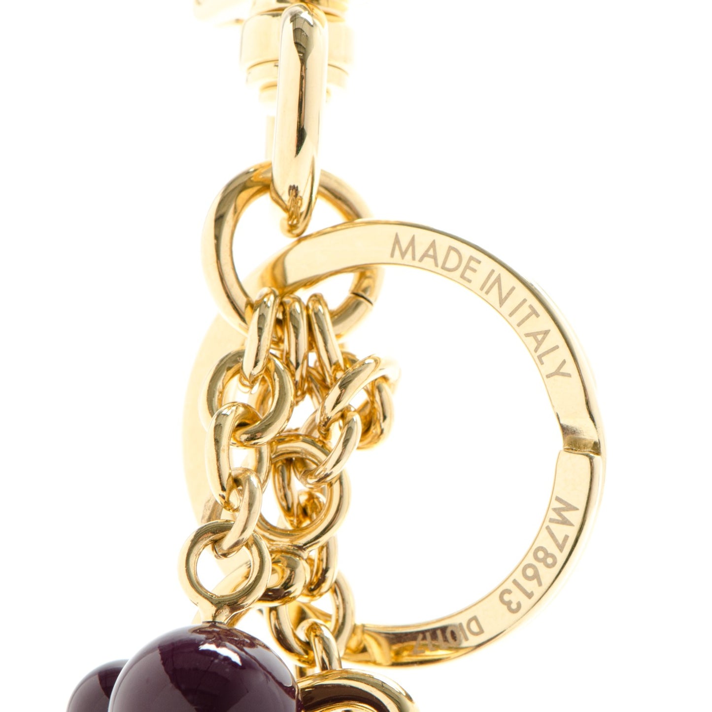 Resin Louis Bag Charm Key Holder