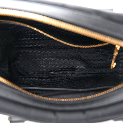 Prada Tessuto Nylon Saffiano Bauletto Black 5 of 14