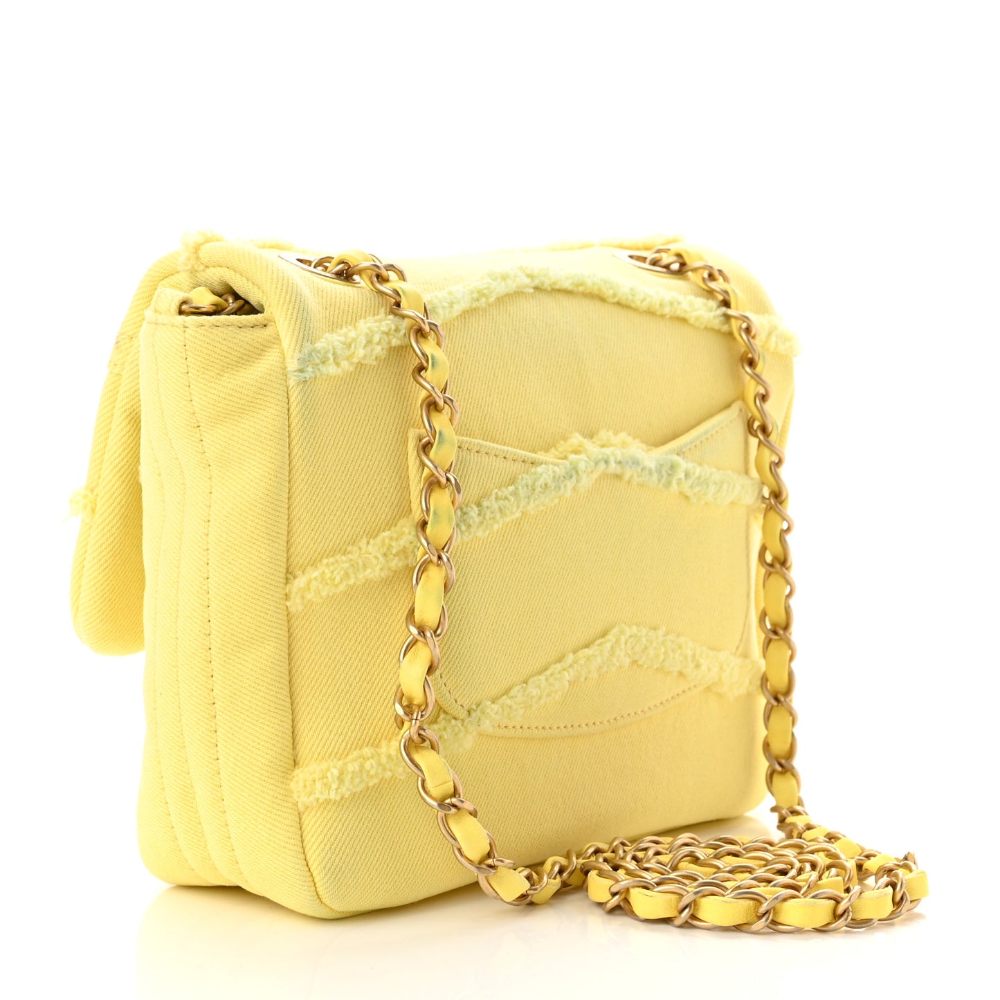 Denim Coco Flap Yellow