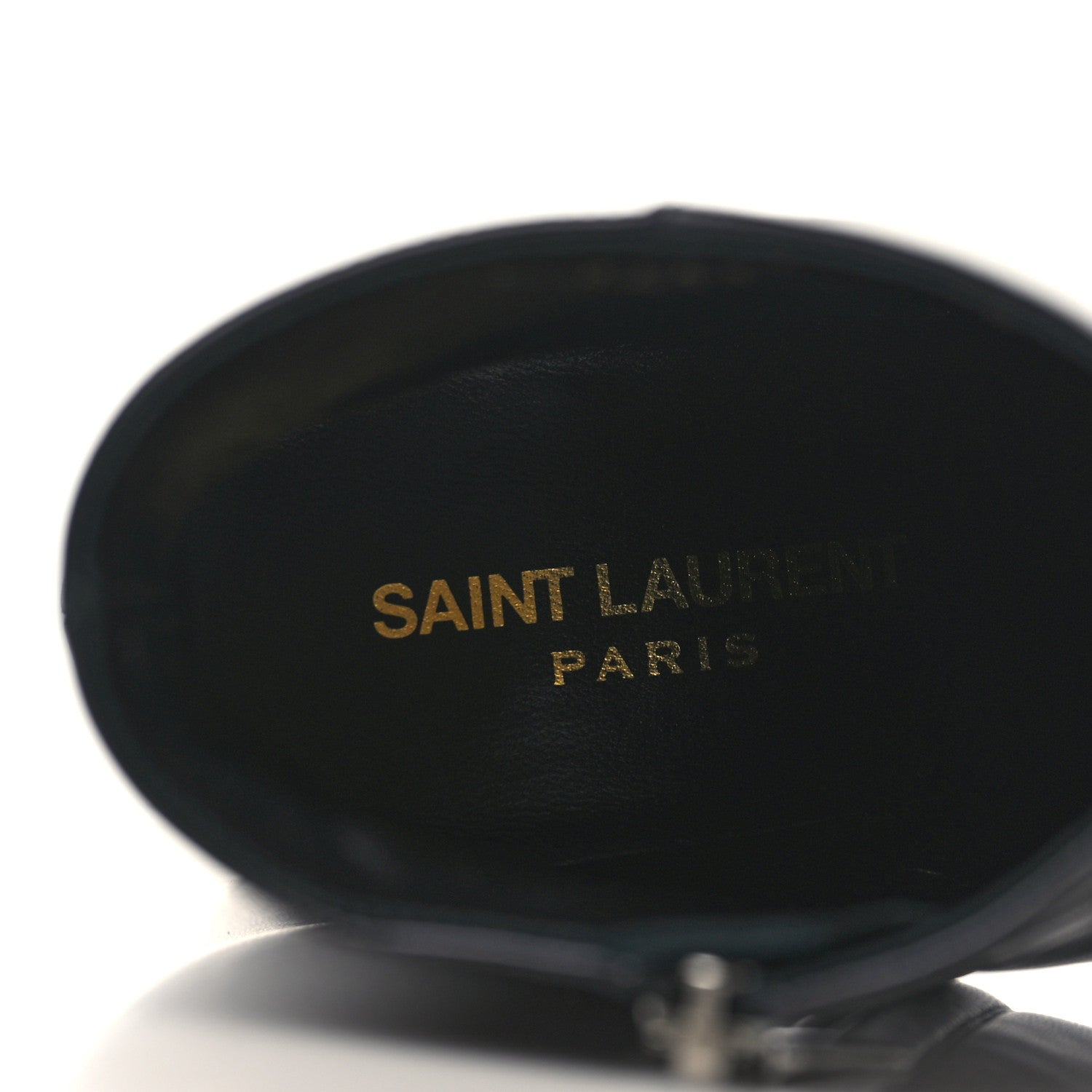 Saint Laurent Nappa Vendome Loulou Ankle Zip Boots 39.5 Black 8 of 9