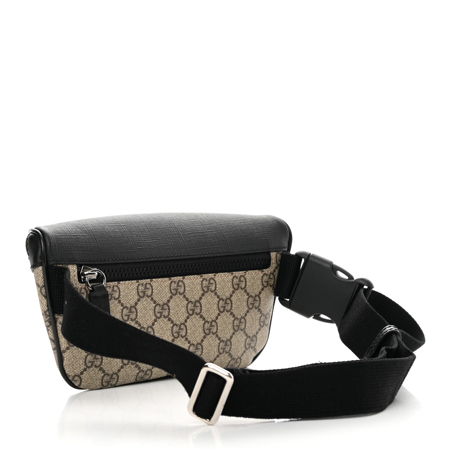 GG Supreme Monogram Belt Bag Black
