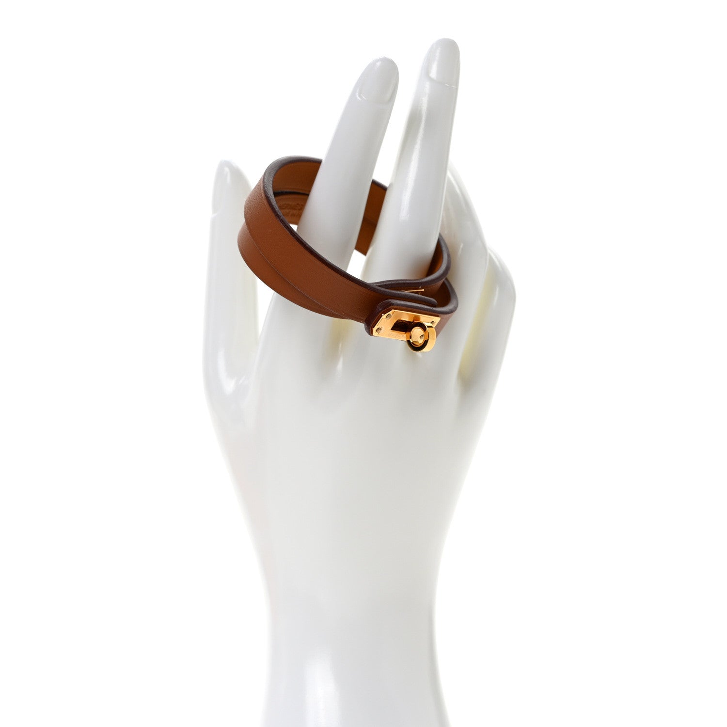 Hermes Swift Kelly Double Tour Bracelet Gold 2 of 6