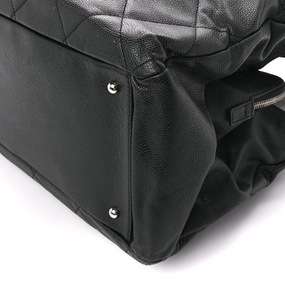 Chanel Soft Caviar Quilted CC Timeless Tote Black 10 of 13
