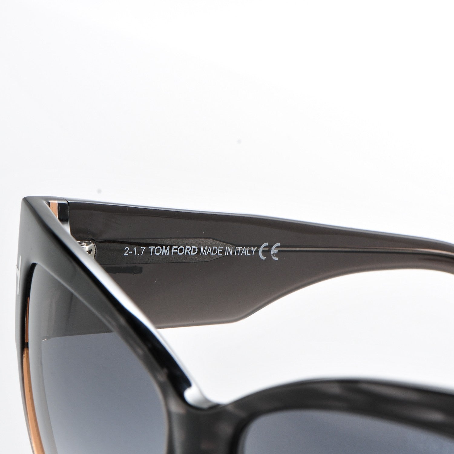 Tom Ford Anoushka Sunglasses TF371 Melange Grey Peach 6 of 6