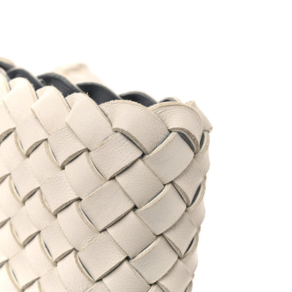 Bottega Veneta Nappa Intrecciato Bicolor Tote Bag Thunder White Silver 11 of 12