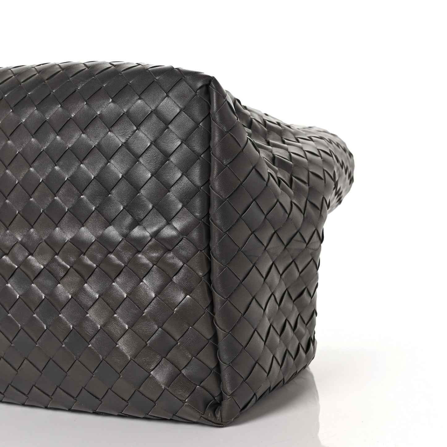 Nappa Intrecciato Tote Light Grey