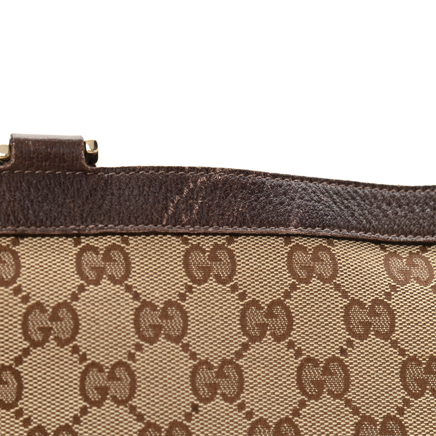 Gucci Monogram Large Abbey Tote Dark Brown 12 of 12