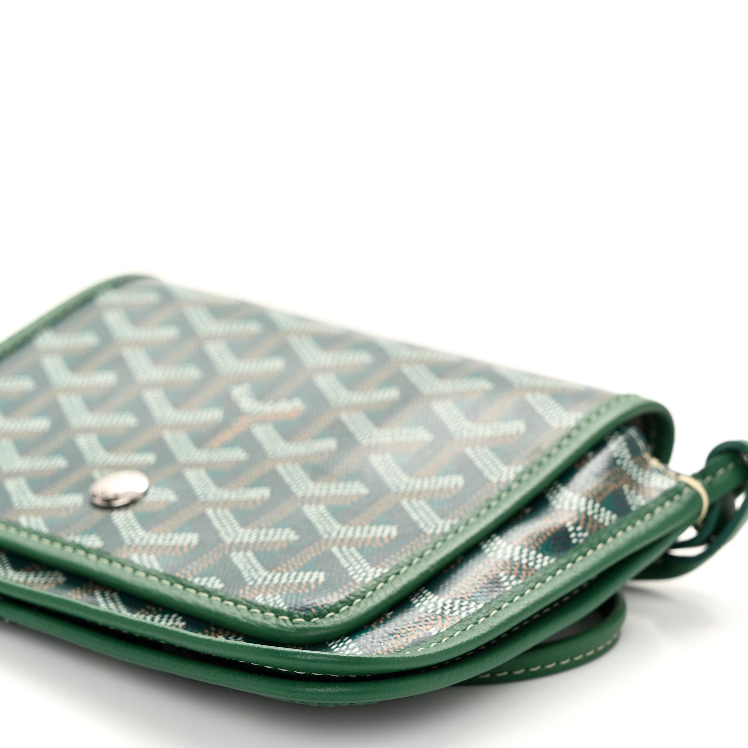 Goyard Goyardine Plumet Wallet Clutch Green 9 of 9