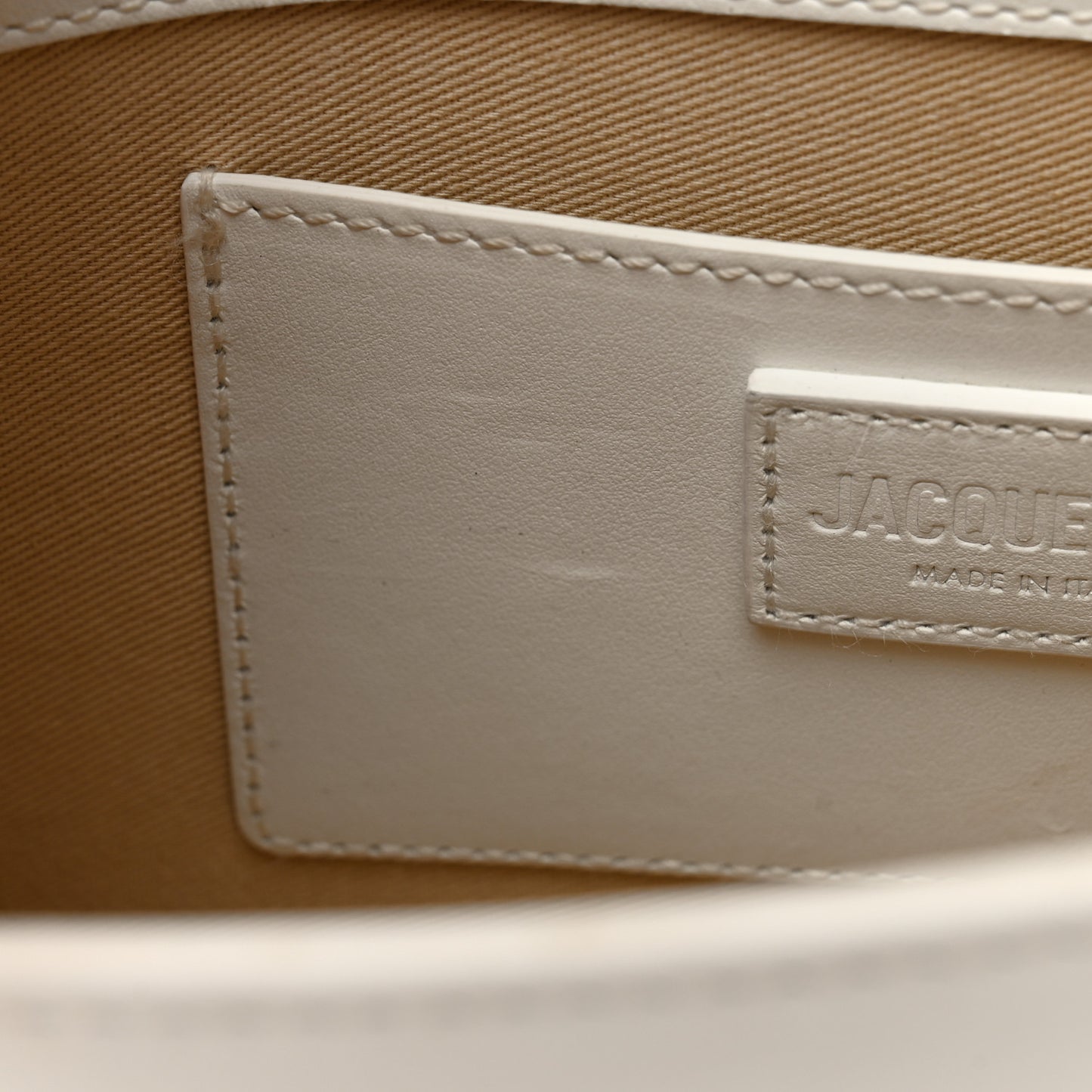 Smooth Calfskin Le Bambino Long White
