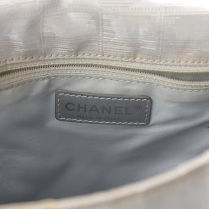 Chanel Nylon Travel Crossbody Messenger White 5 of 10