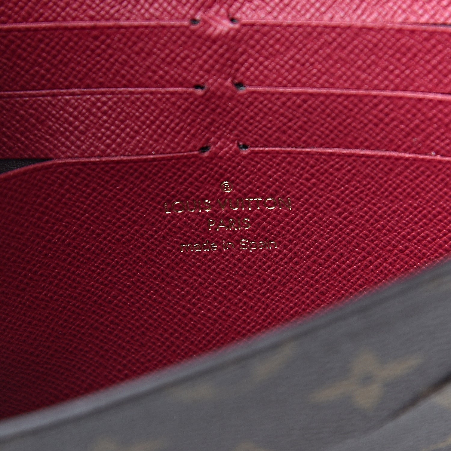 Louis Vuitton Monogram Jeanne Wallet Fuchsia 9 of 9