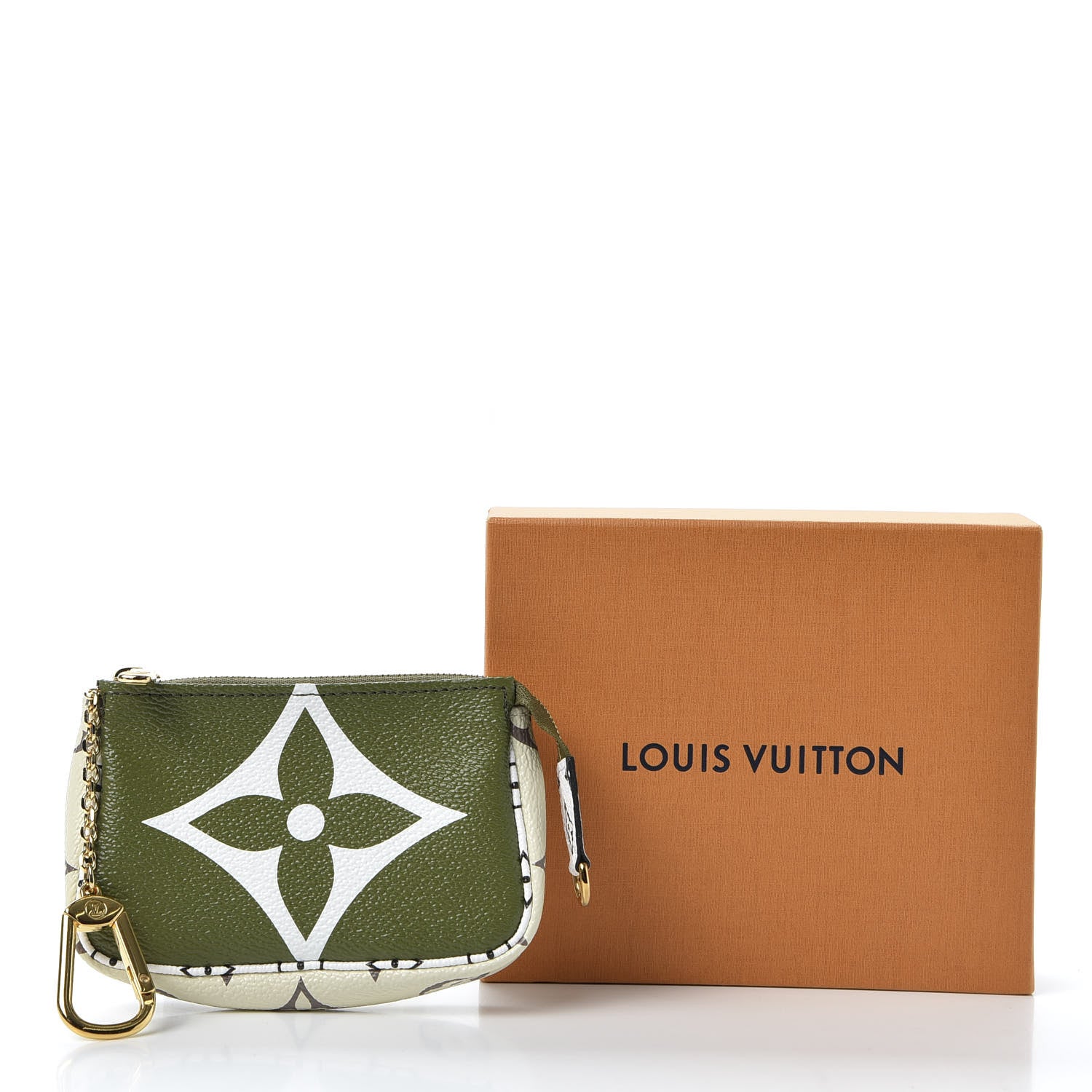Louis Vuitton Monogram Giant Micro Pochette Accessories Kaki White 9 of 9