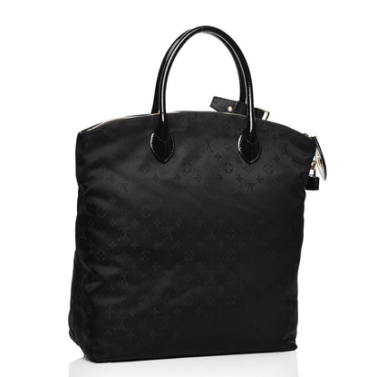 Louis Vuitton Monogram Nylon Desire Lockit Vertical MM Black 3 of 7