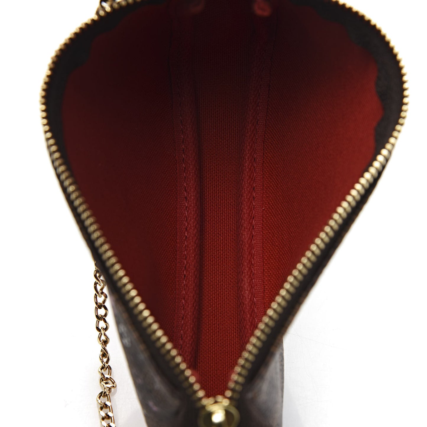 Damier Ebene 2019 Christmas Animation Mini Pochette Accessories Red