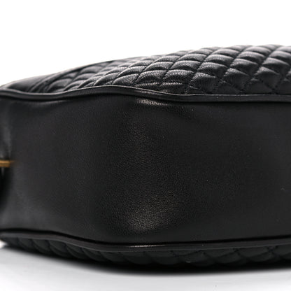 Saint Laurent Lambskin Quilted Victoire Camera Bag Black 8 of 9