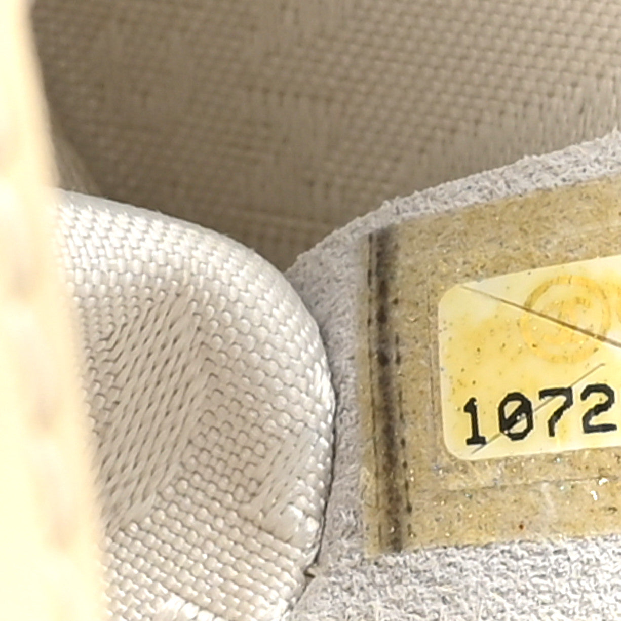 Patent Quilted Medium Diagonal CC Flap Yellow
