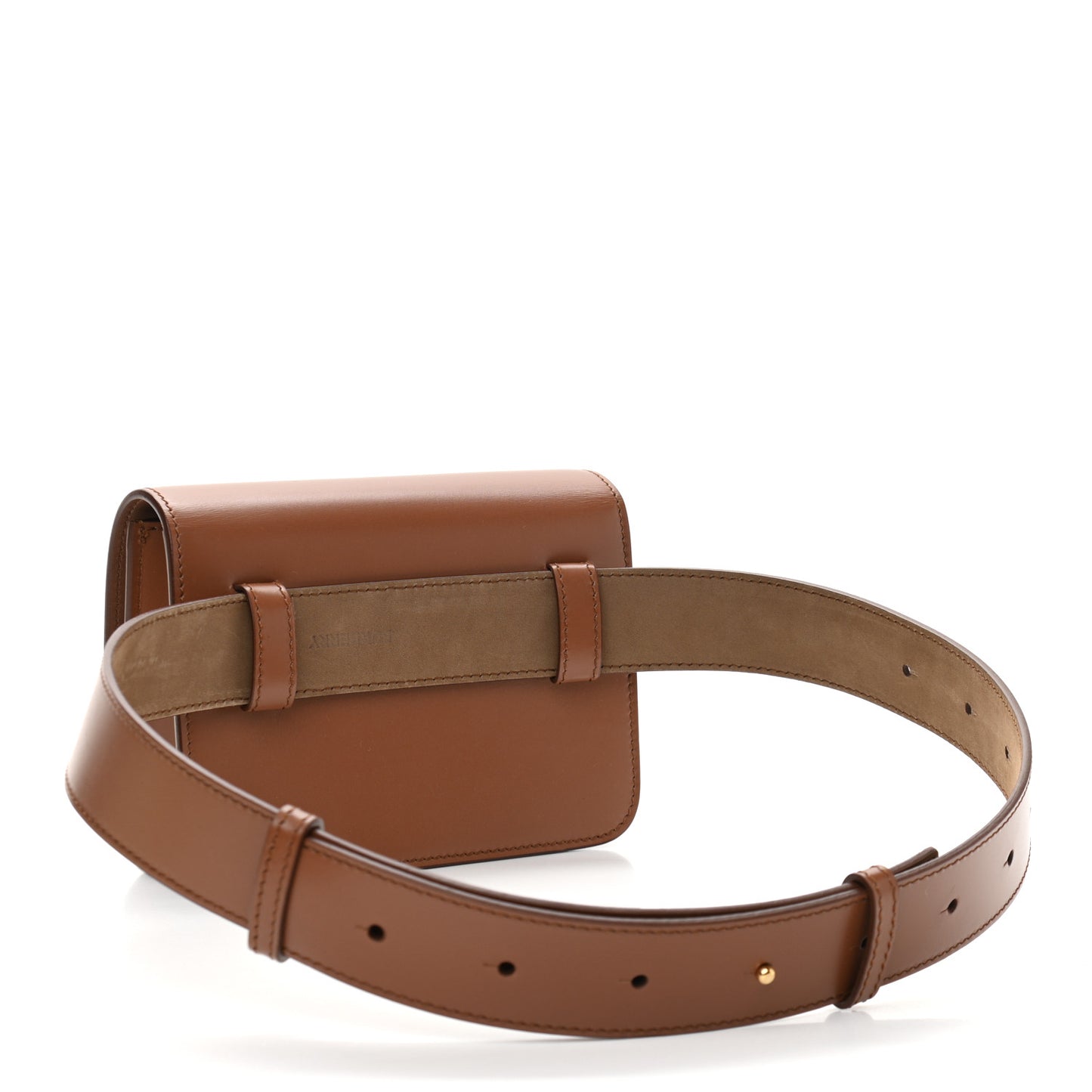 Calfskin TB Belt Bag Malt Brown