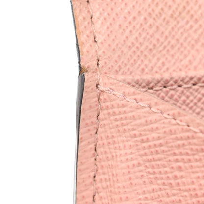 Louis Vuitton Damier Ebene Sarah Wallet NM Rose Ballerine 7 of 9