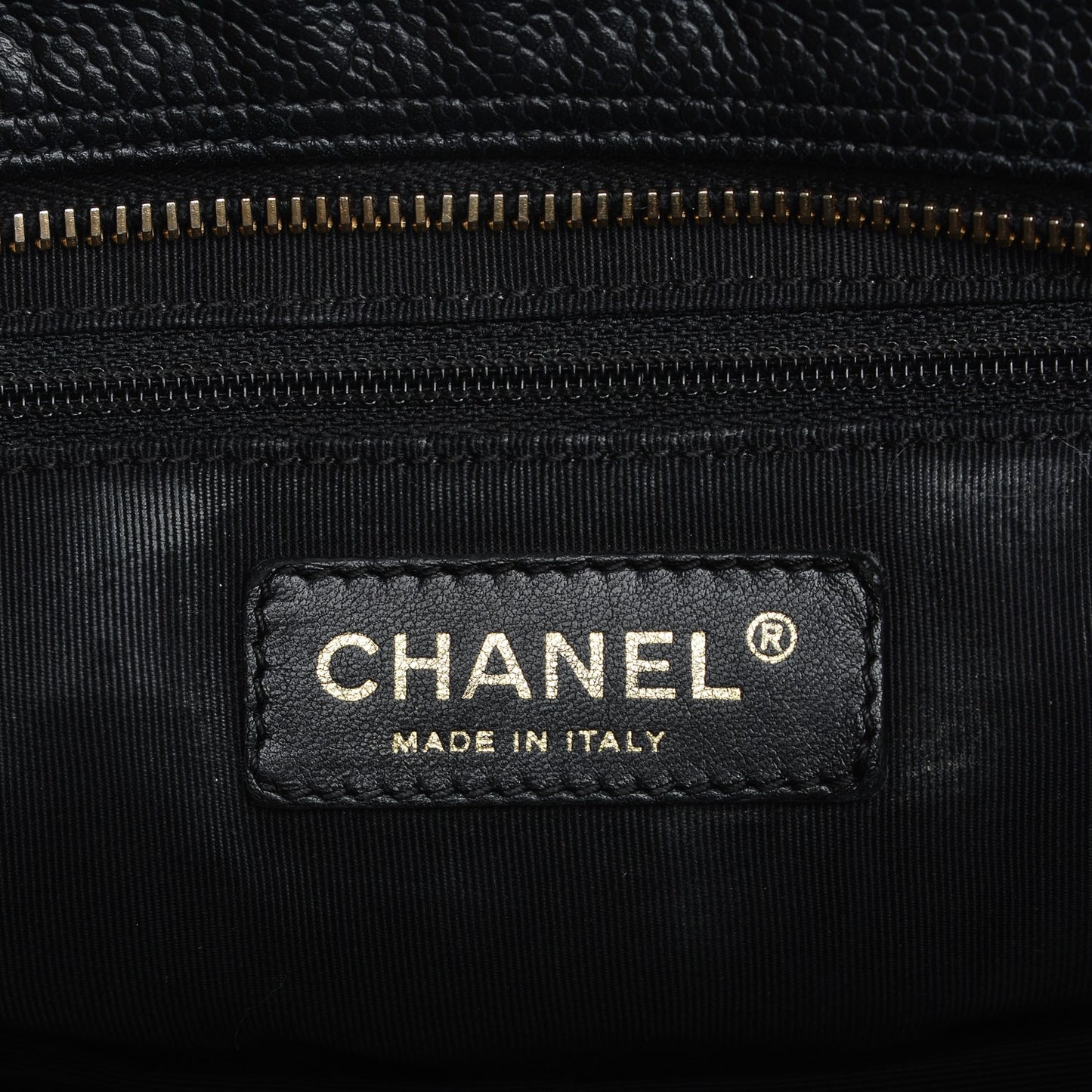 Caviar Quilted Petit Timeless Tote PTT Black