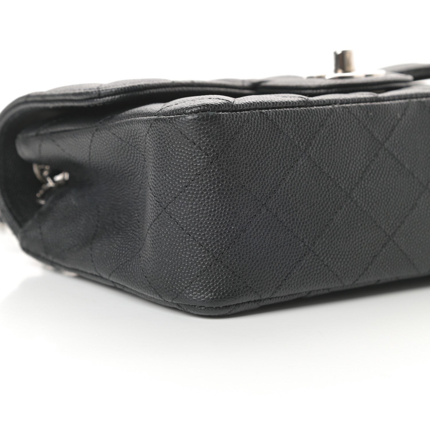 Chanel Caviar Quilted Mini Rectangular Flap Black 9 of 13