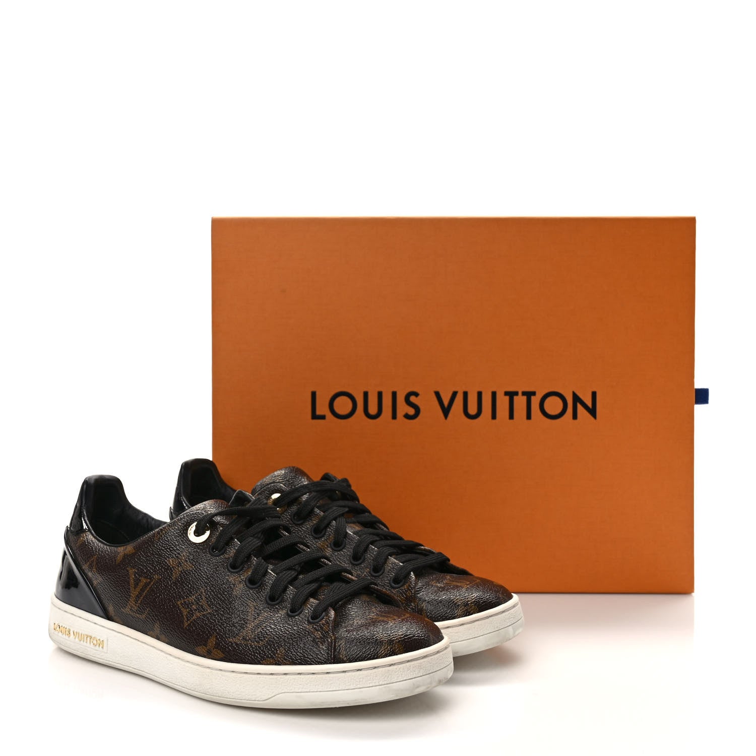 Louis Vuitton Patent Monogram Frontrow Sneakers 37.5 9 of 9