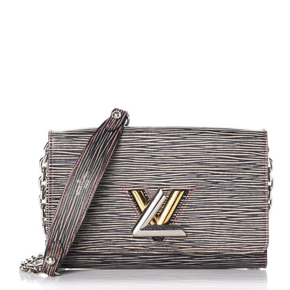 Louis Vuitton Epi Twist Chain Wallet Denim Dark 1 of 9
