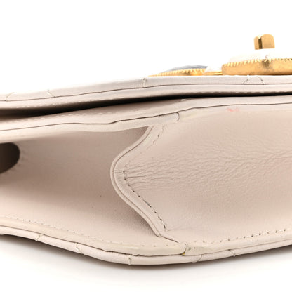Chanel Calfskin Quilted Mini Bijoux Flap White 10 of 14