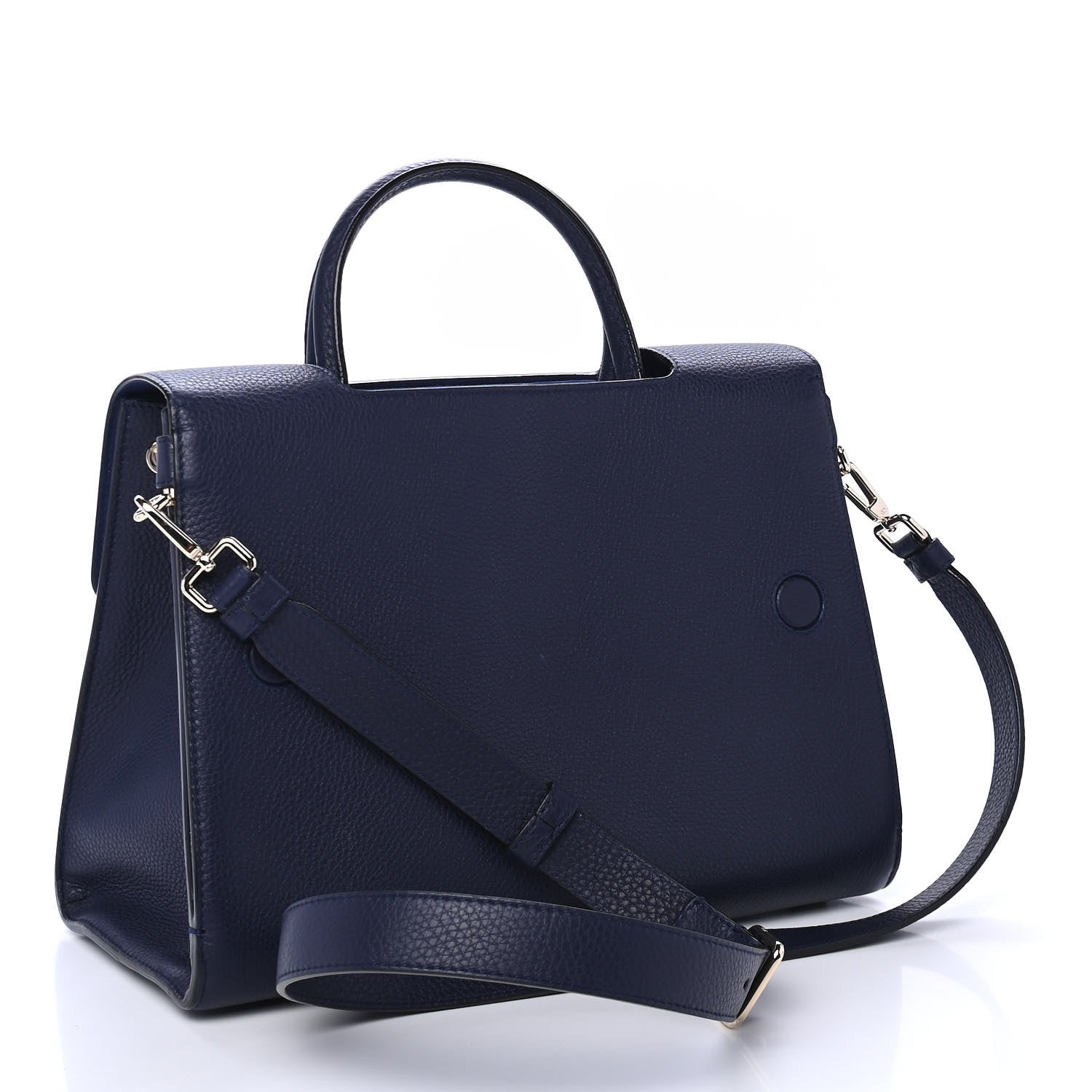 Christian Dior Bullcalf Medium Diorever Flap Navy 2 of 4
