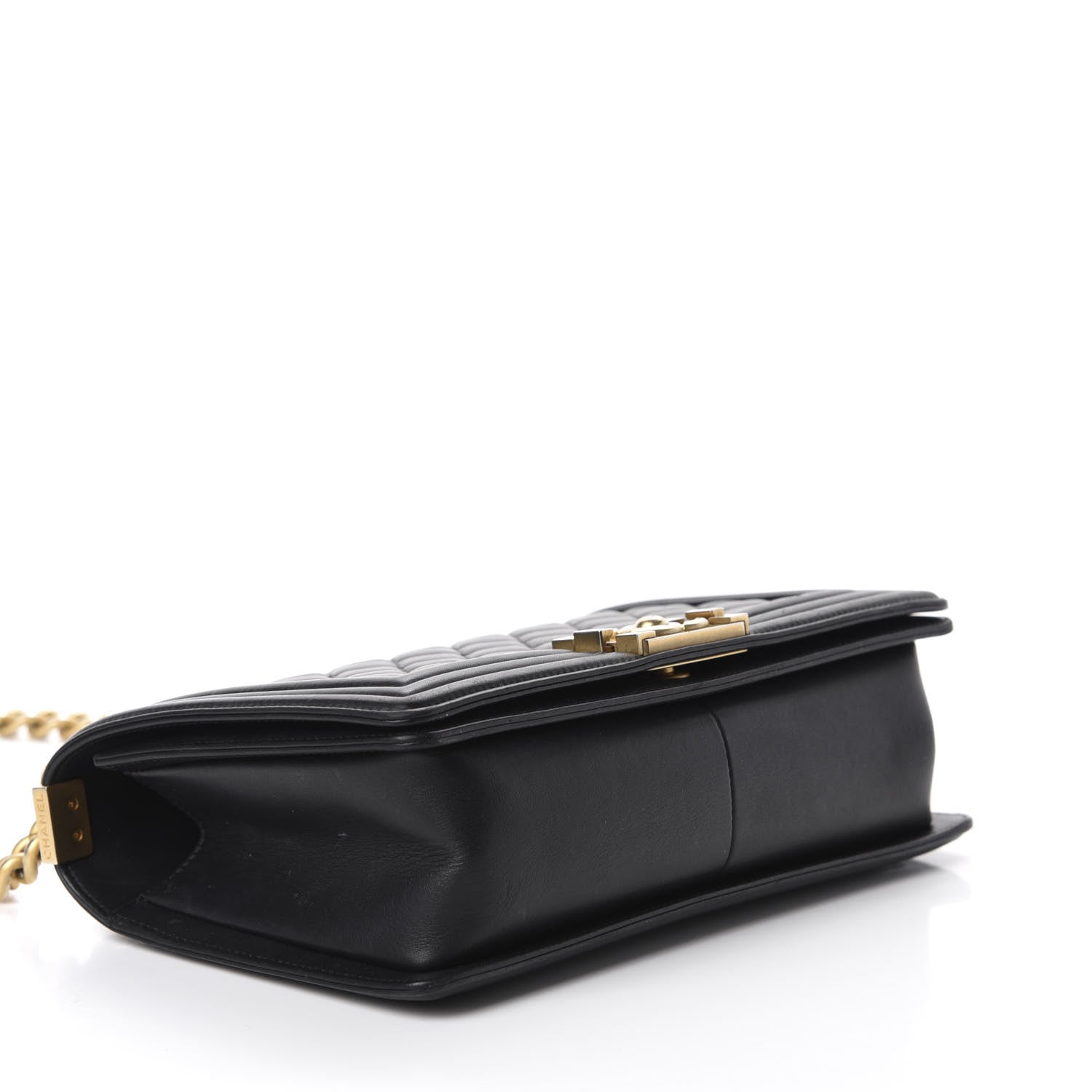 Chanel Calfskin Quilted Medium Boy Flap Black 4 of 16