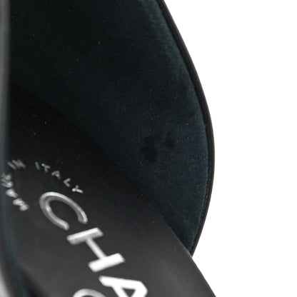 Chanel Lambskin Cap Toe d'Orsay Pumps 36.5 Black 9 of 12