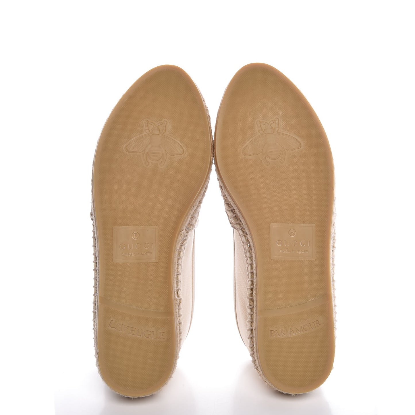 Canvas Logo Espadrilles 36 Greggio White