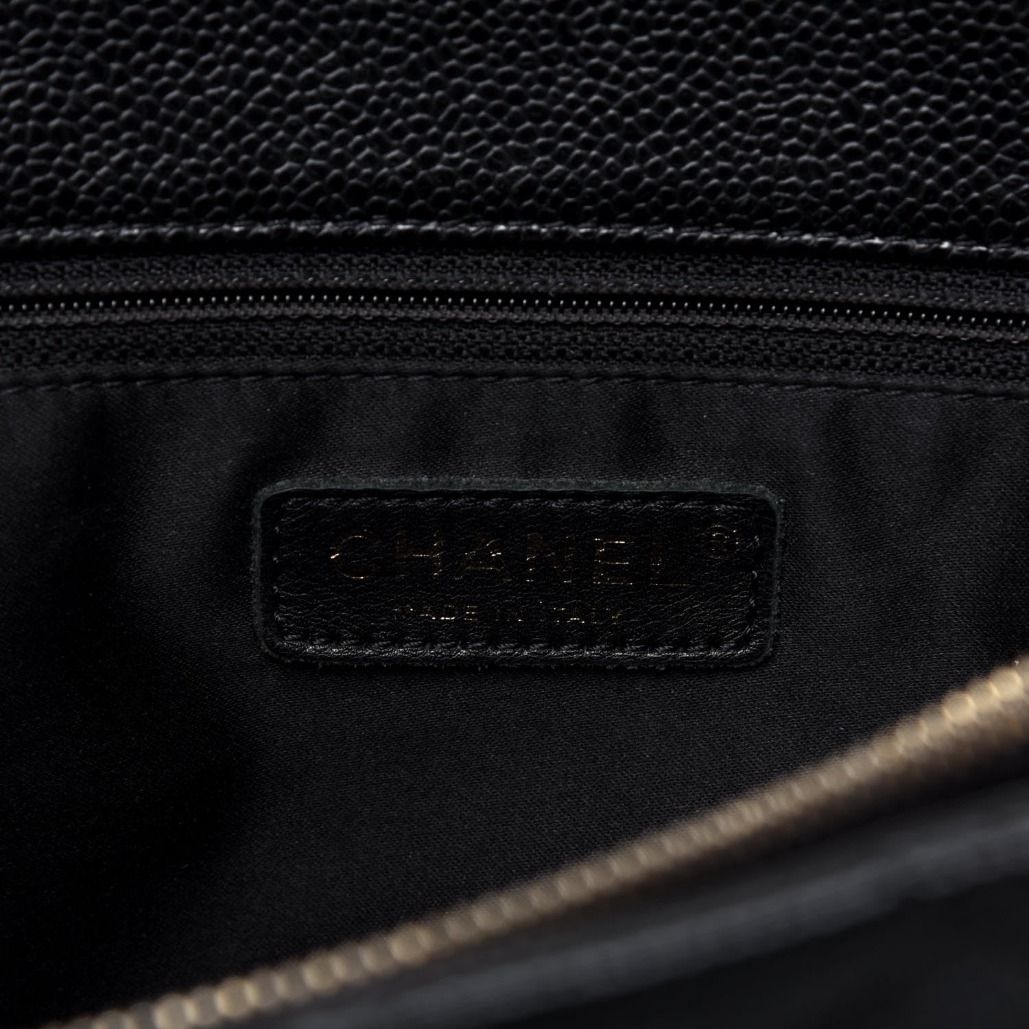 Chanel Caviar Quilted Grand Shopping Tote GST Black 6 of 12