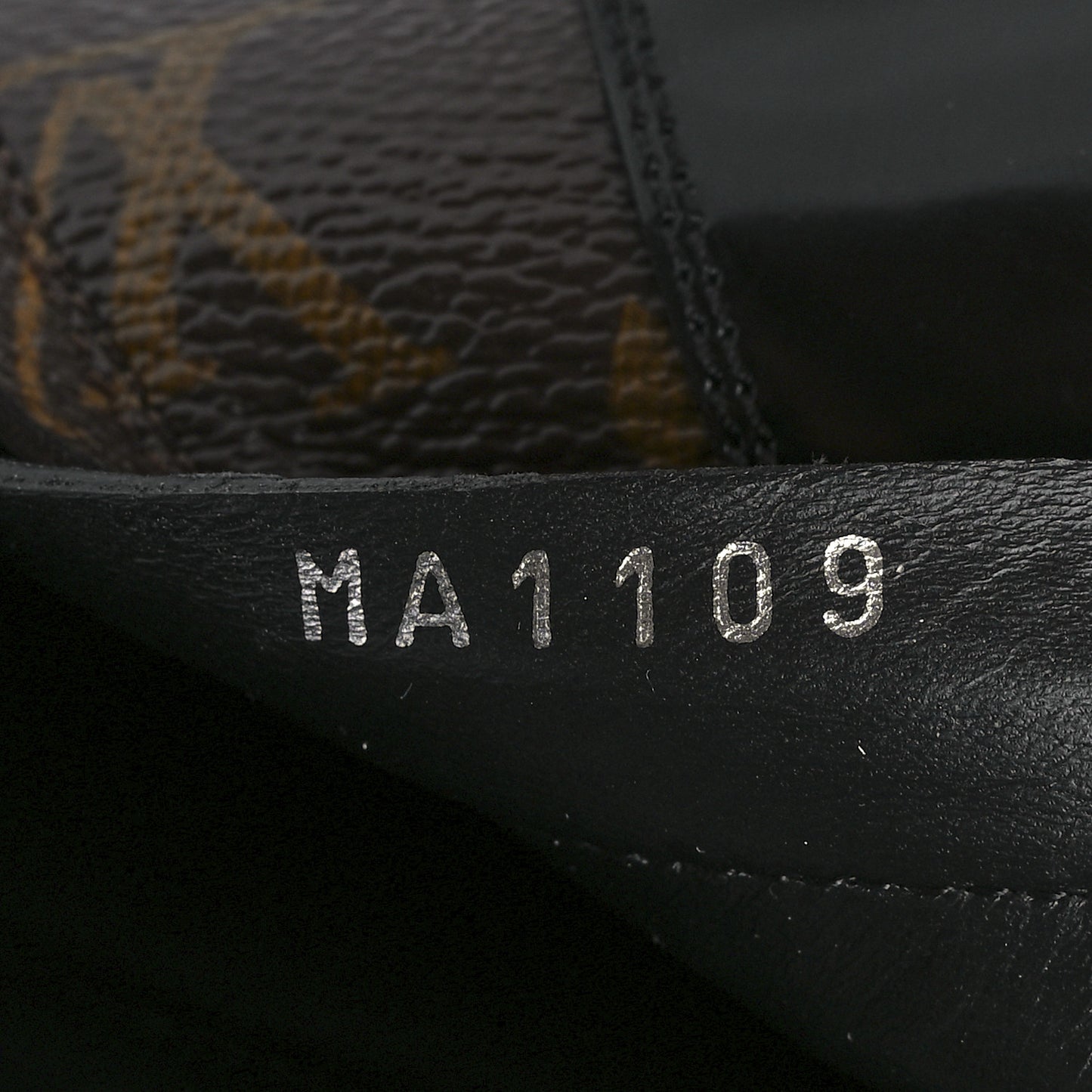 Patent Calfskin Monogram Star Trail Ankle Boots 36.5 Black