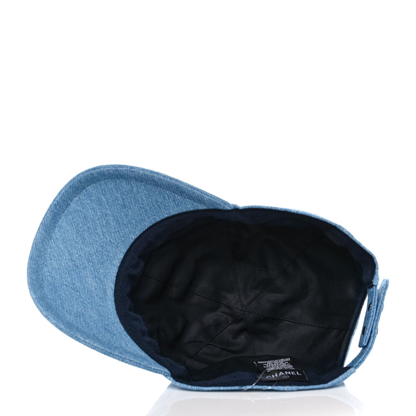 Cotton Sequin CC Cap Hat Blue