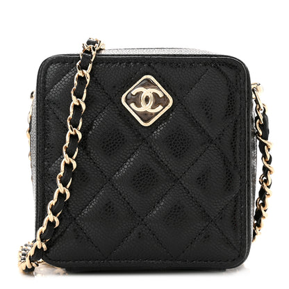 Chanel Caviar Quilted Clutch With Chain Black 1 of 11