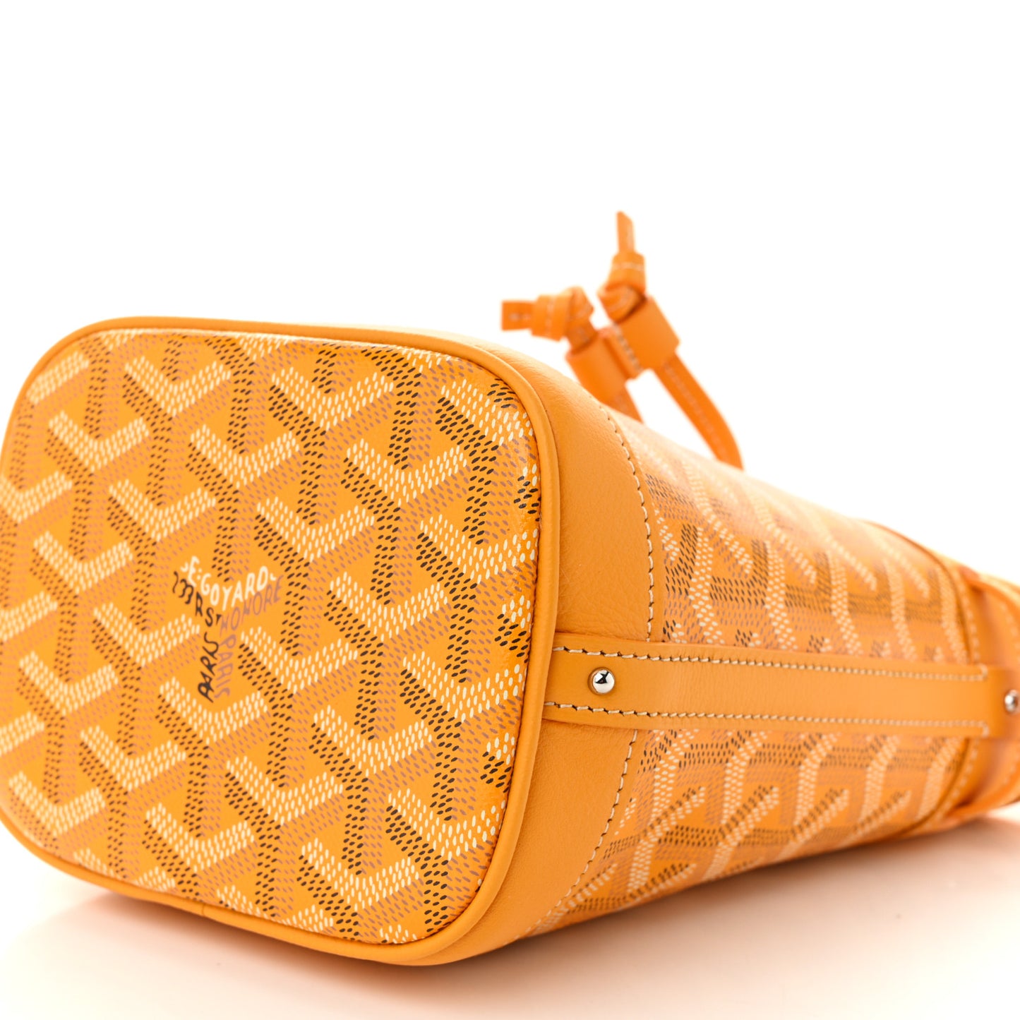 Goyardine Petit Flot Mini Bucket Bag Yellow