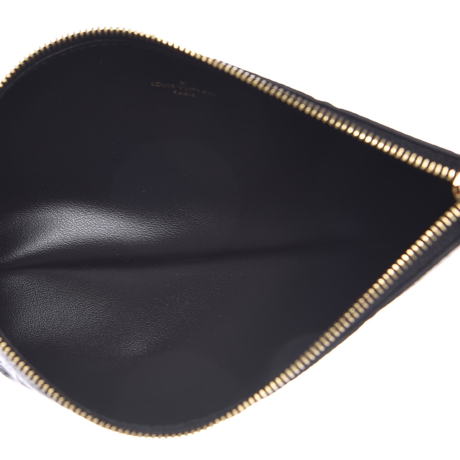 Louis Vuitton Empreinte Felicie Chain Wallet Zippered Insert Black 5 of 6