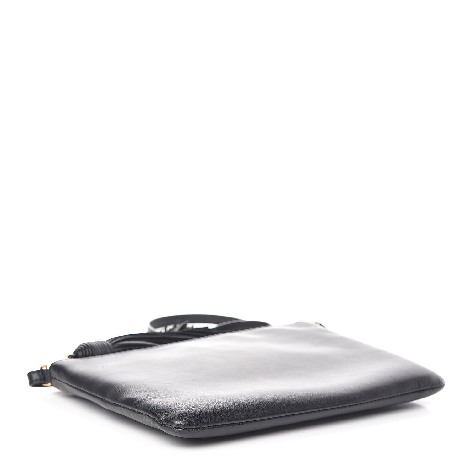 Saint Laurent Calfskin Teen Monogram Crossbody Bag Black 4 of 14