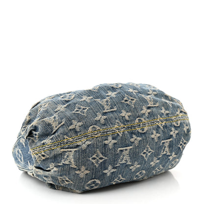 Louis Vuitton Monogram Denim Pleaty Blue 4 of 11