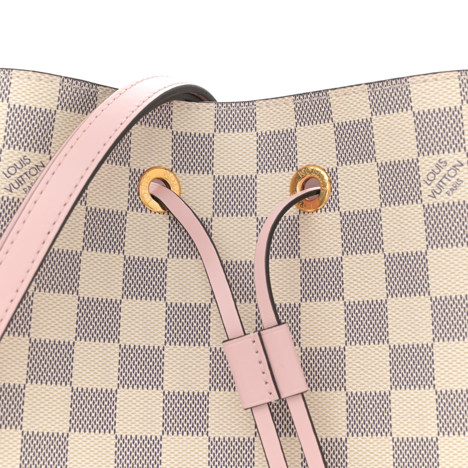 Louis Vuitton Damier Azur Neonoe MM Eau De Rose 7 of 10