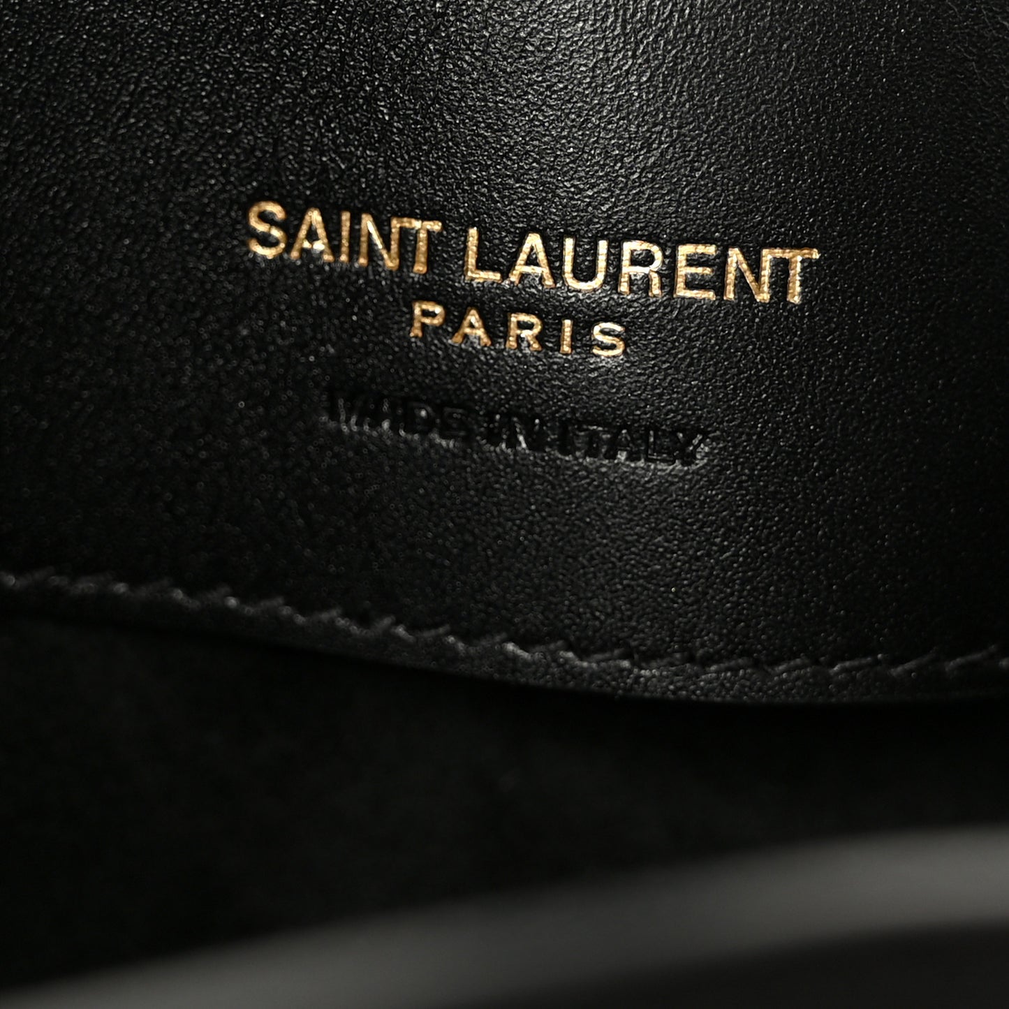 Shiny Calfskin Le 37 Mini Bucket Bag Black