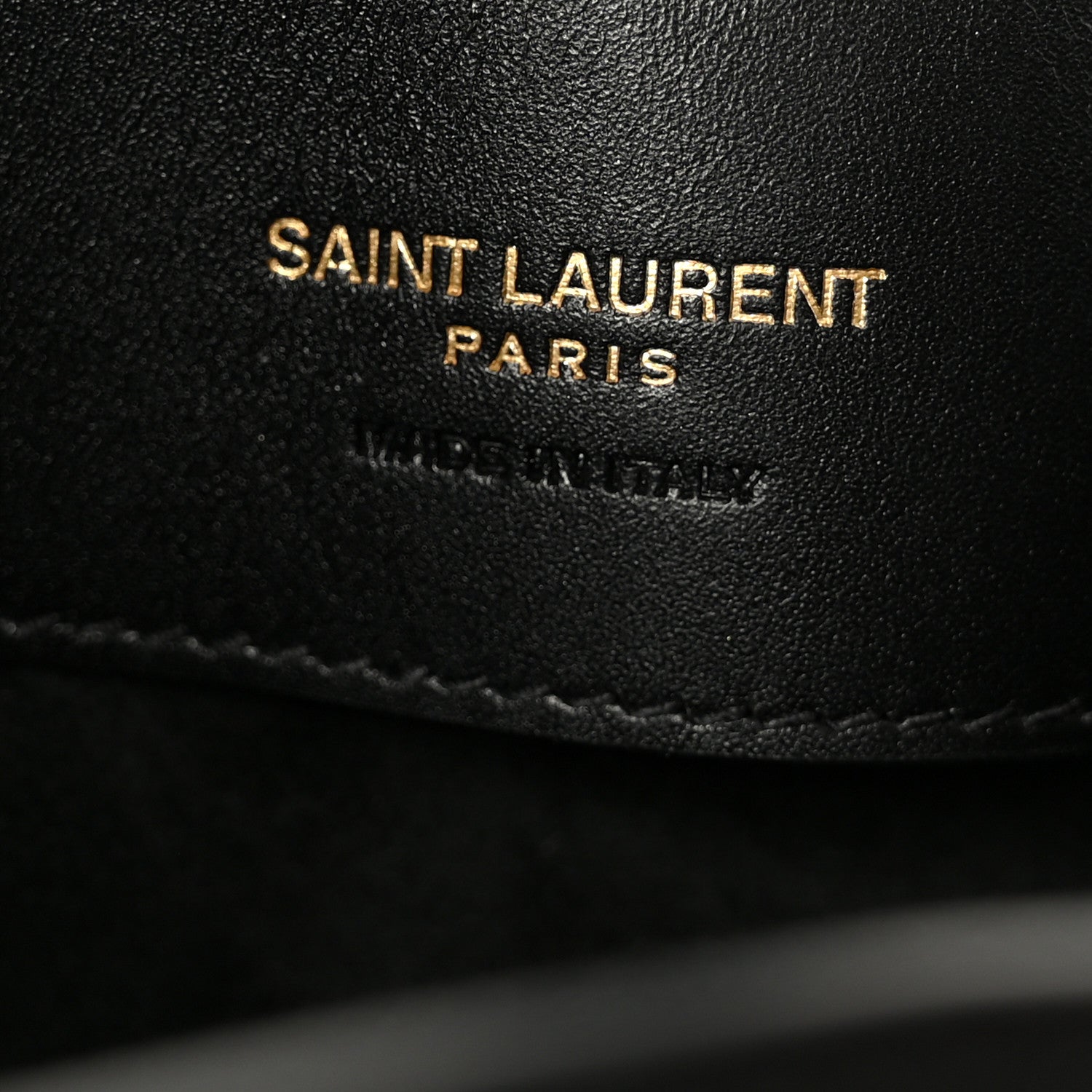 Saint Laurent Shiny Calfskin Le 37 Mini Bucket Bag Black 6 of 10