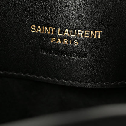 Saint Laurent Shiny Calfskin Le 37 Mini Bucket Bag Black 6 of 10